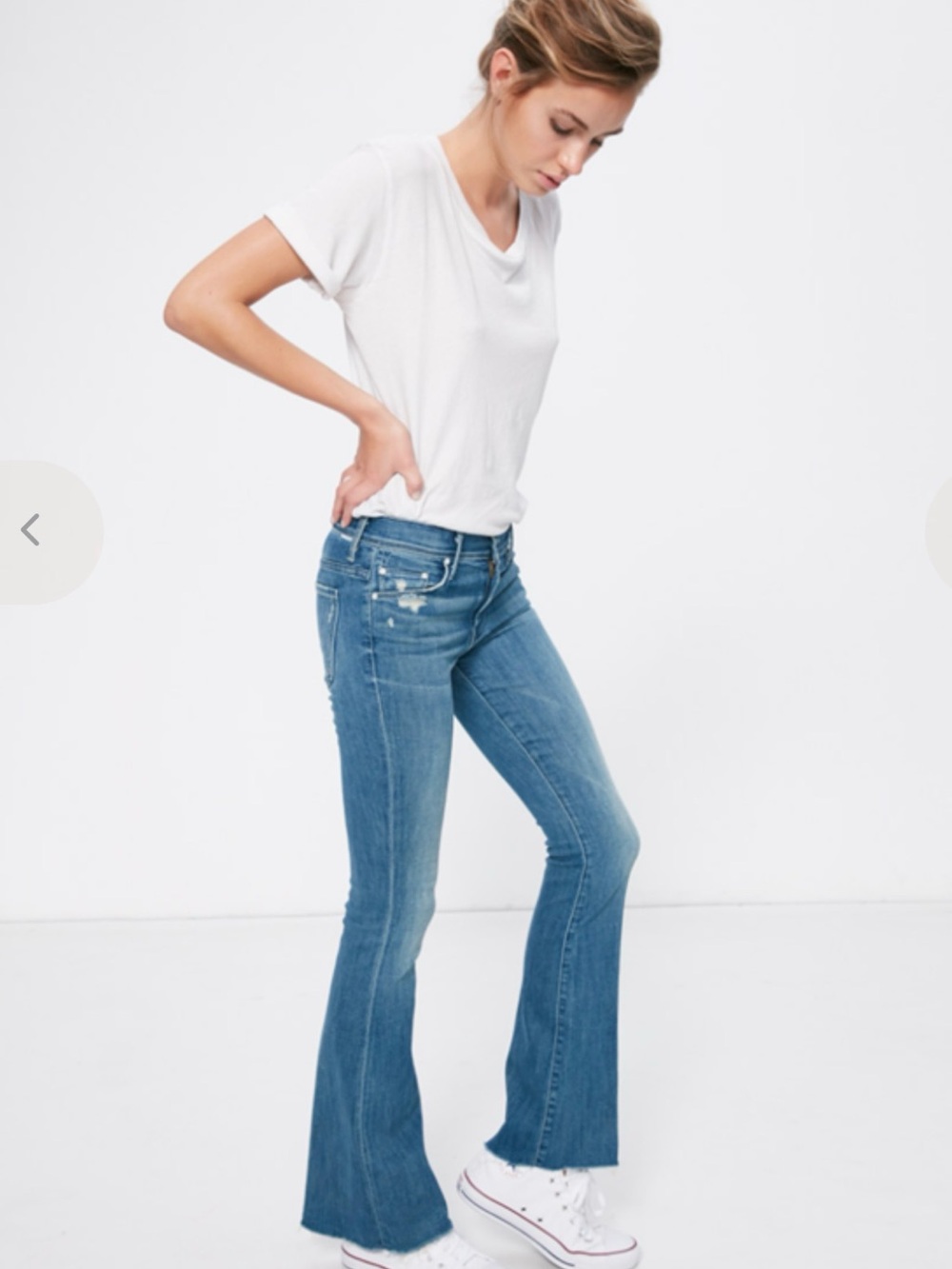 MOTHER The Weekender Graffiti Girl Flare Jeans - Picture 3 of 16